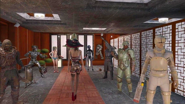 Cute Teen Seductress Shows Off Fallout 4 Inspired Sexy Fashion In 3D Hentai Anime