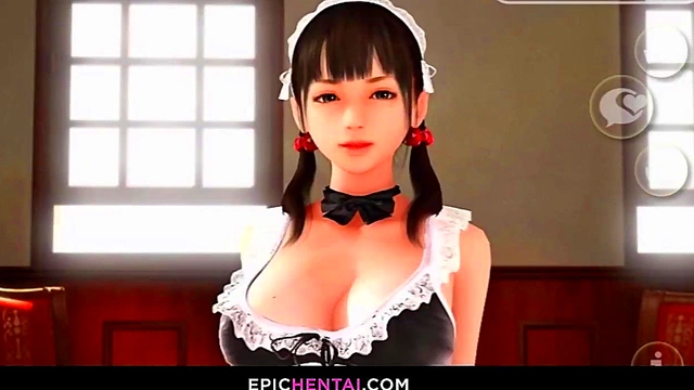 Loyal Maid Gives Mind-Blowing Blowjob in 3D Anime Seduction Scene