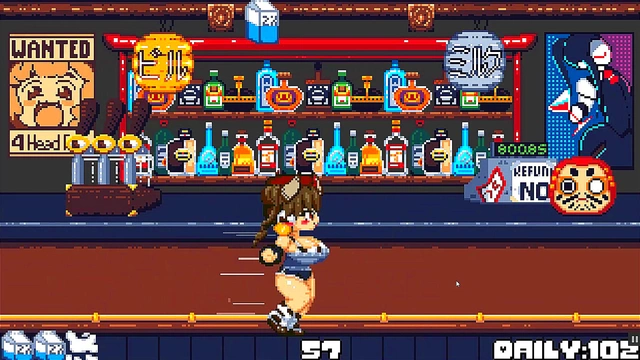 Cute Anime Waitress With Expanding Boobs Milked In Cowgirl Position