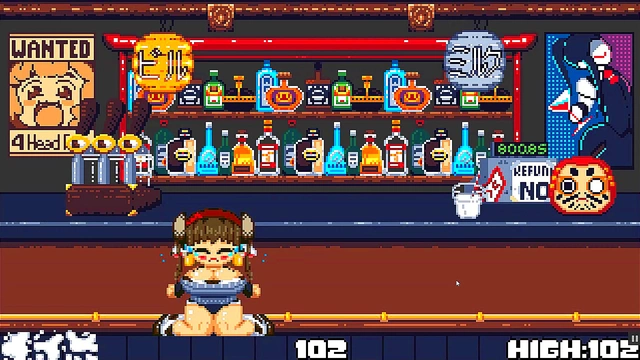 Cute Anime Waitress With Expanding Boobs Milked In Cowgirl Position