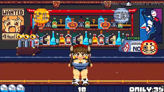 Cute Anime Waitress With Expanding Boobs Milked In Cowgirl Position