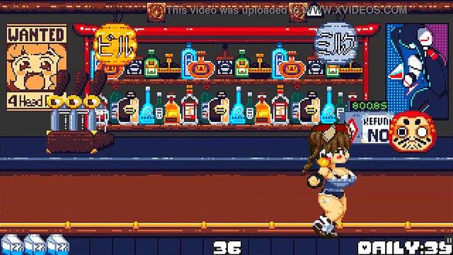 Cute Anime Waitress With Expanding Boobs Milked In Cowgirl Position