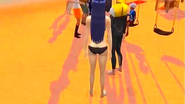 Hinata Cheats With Teacher On Beach While Naruto Listens To Her Screams Of Pleasure