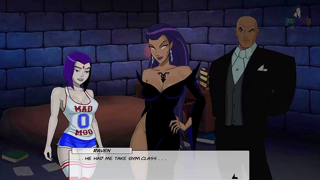 Raven's Anime Basket Fun With Superman, Catwoman & Big-Busted Heroes