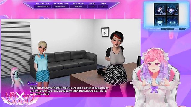 Futanari Adventurer SucksDick & Watches MilfMom Self-Pleasure in Anime Quest