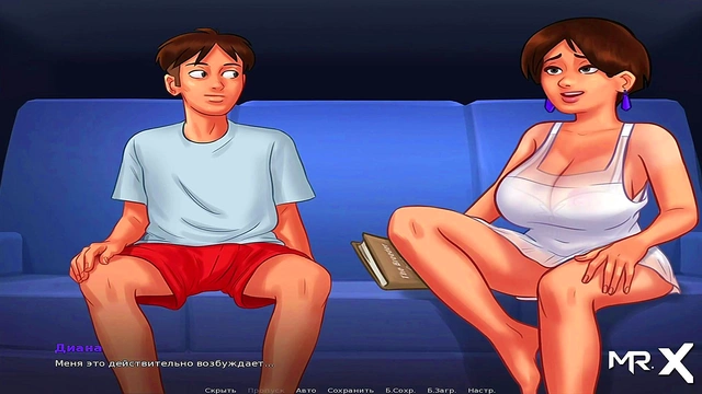 Teen Cartoon Character Enjoys Intimate Moments While Reading Summertime Saga E2