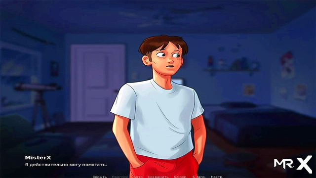 Teen Cartoon Character Enjoys Intimate Moments While Reading Summertime Saga E2