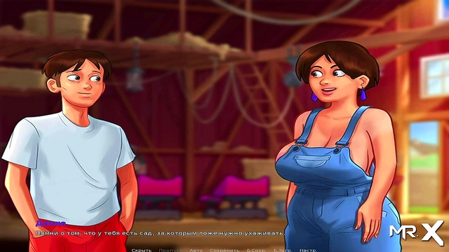 Teen Cartoon Character Enjoys Intimate Moments While Reading Summertime Saga E2