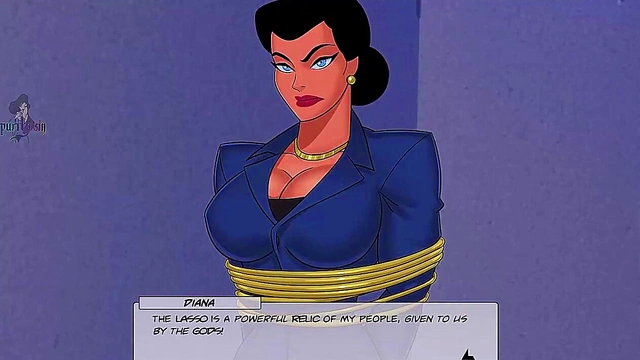 Horny Heroes – Superman, Batman & Wonder Woman Get Rough in Hot Tub Bondage Fun