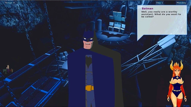 Funny Harley Quinn Trains Big-Ass Blonde for Batman’s Pleasure in Anime Action