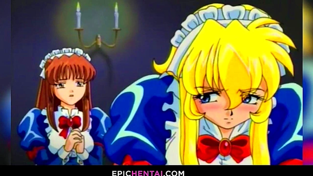 Clumsy Maid Gets Used for Naughty Fun in Anime Uniform ????