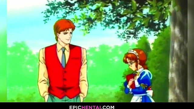 Clumsy Maid Gets Used for Naughty Fun in Anime Uniform ????