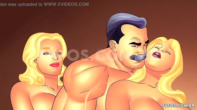 Chubby Nerd’s Secret Fantasy With Gostosa Anime Babe In Four Walls