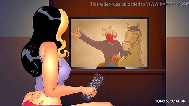 Step Cousins Watch Porn With Aunt – Busty Anime Girls Get Naughty Together