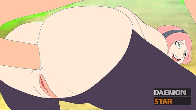 Tsunade's Big-Ass Milf Gets Fucked Hard for Anal Creampie