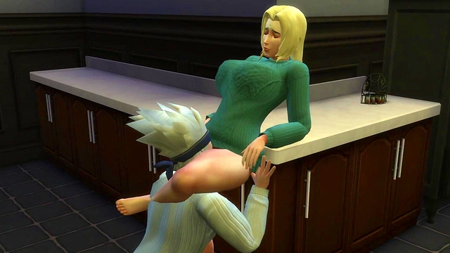 Kakashi Fucks Sunade Hard In The Kitchen For A Dirty Anal Fantasy Fulfillment