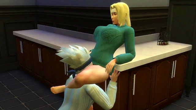 Kakashi Fucks Sunade Hard In The Kitchen For A Dirty Anal Fantasy Fulfillment