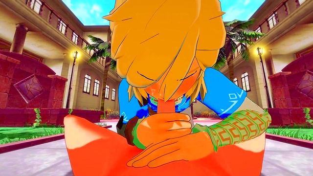 Link & Tartaglia’s Hot 3D Anime Yaoi Adventure – Intense Handjob, Blowjob & Fucking