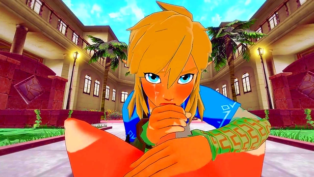 Link & Tartaglia’s Hot 3D Anime Yaoi Adventure – Intense Handjob, Blowjob & Fucking