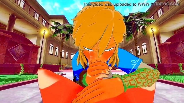 Link & Tartaglia’s Hot 3D Anime Yaoi Adventure – Intense Handjob, Blowjob & Fucking