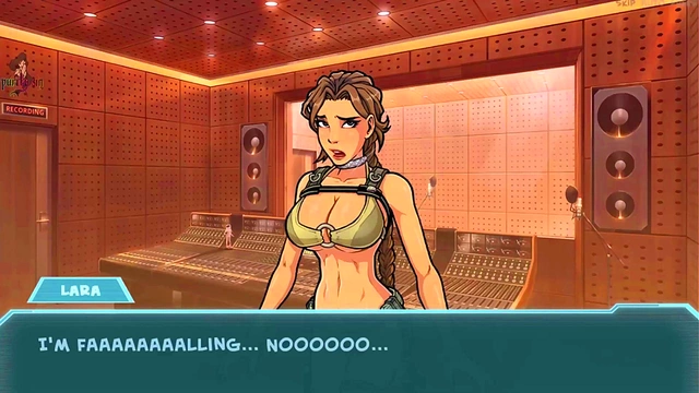 Lara Croft & Disney Princesses Moan With Big Tits In Anime Porn Game Adventure