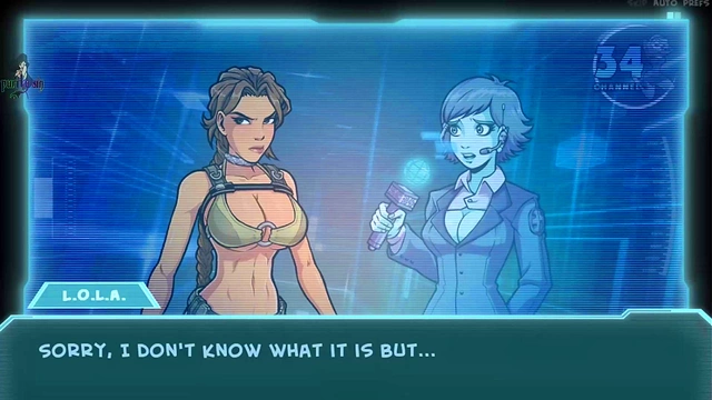 Lara Croft & Disney Princesses Moan With Big Tits In Anime Porn Game Adventure