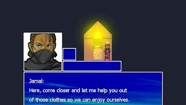 Huge-Busted Gamer Jamal Laquari Fucks Farah in Legend of Queen Opala Walkthrough