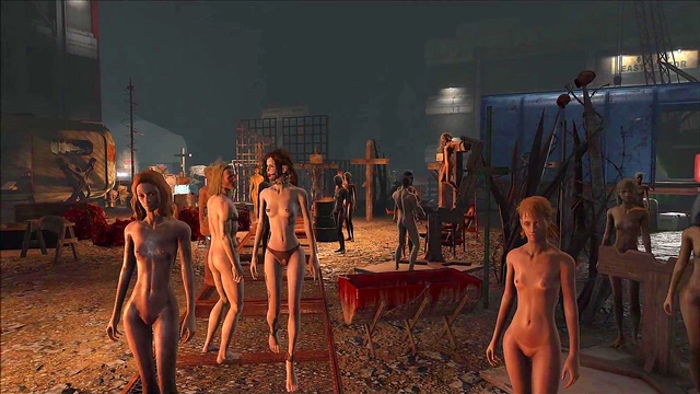 Sexy Fallout 4 Slave Endures BDSM Bondage & Punishment In AnimeFashion Style