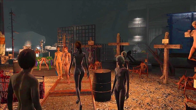 Sexy Fallout 4 Slave Endures BDSM Bondage & Punishment In AnimeFashion Style