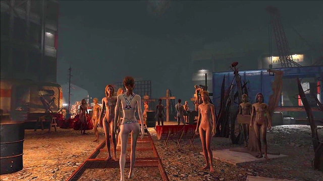 Sexy Fallout 4 Slave Endures BDSM Bondage & Punishment In AnimeFashion Style