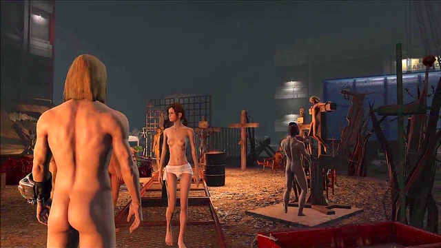 Sexy Fallout 4 Slave Endures BDSM Bondage & Punishment In AnimeFashion Style