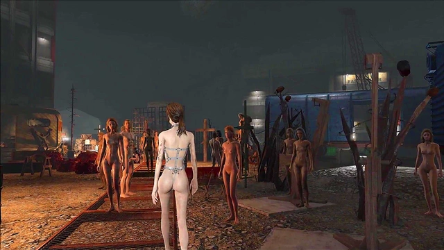 Sexy Fallout 4 Slave Endures BDSM Bondage & Punishment In AnimeFashion Style