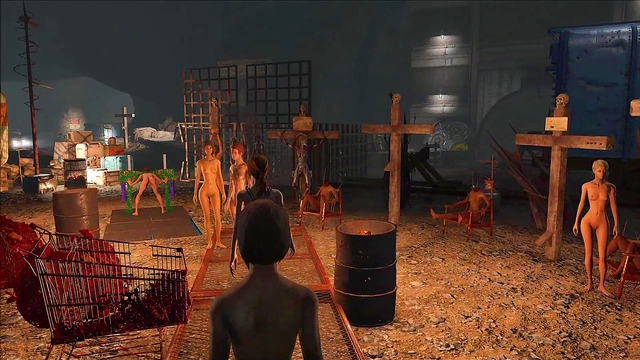 Sexy Fallout 4 Slave Endures BDSM Bondage & Punishment In AnimeFashion Style