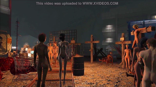 Sexy Fallout 4 Slave Endures BDSM Bondage & Punishment In AnimeFashion Style