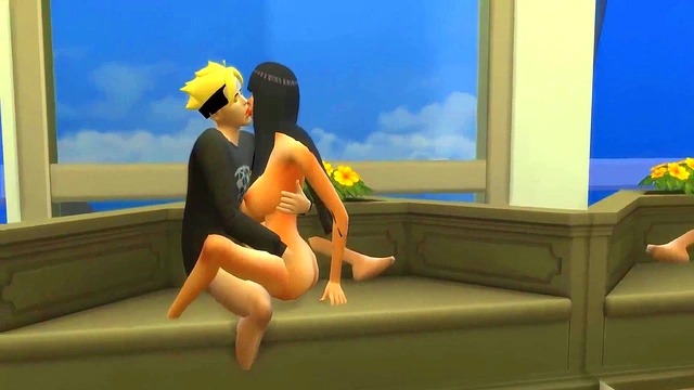 Hinata & Boruto’s Forbidden Anime Lust – Step-Mom Craves Younger Dick Over Husband