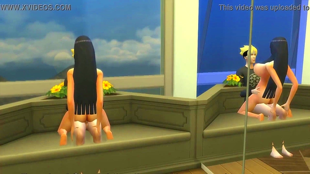 Hinata & Boruto’s Forbidden Anime Lust – Step-Mom Craves Younger Dick Over Husband