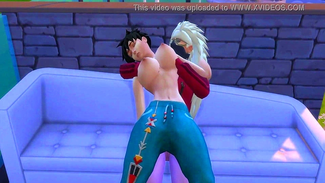 Madara Challenges Videl in Naruto Hentai for Steamy Garment-Ripping Fun