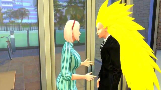 Radi Fucks Naruto's Wife Sakura On The Table After Drinks In Naughty Anal Scene