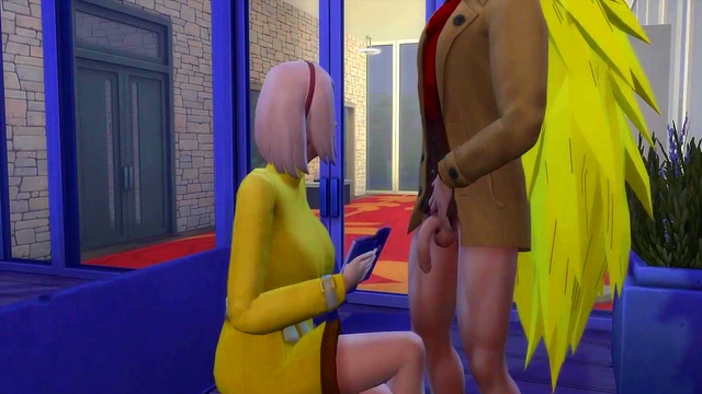 Radi Fucks Naruto's Wife Sakura On The Table After Drinks In Naughty Anal Scene