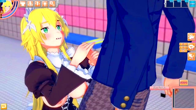 Frederica From Re-Zero Gets Wild in Eroge Koikatsu! Big Boobs Blowjob Action