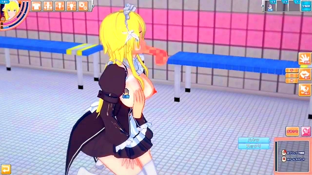 Frederica From Re-Zero Gets Wild in Eroge Koikatsu! Big Boobs Blowjob Action