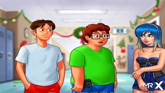 Teen Anime Babe Gives Blowjob Before Uncensored Summertime Saga Pussy Play