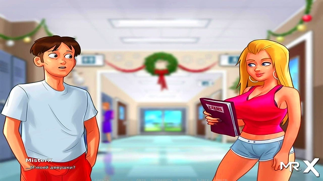 Teen Anime Babe Gives Blowjob Before Uncensored Summertime Saga Pussy Play