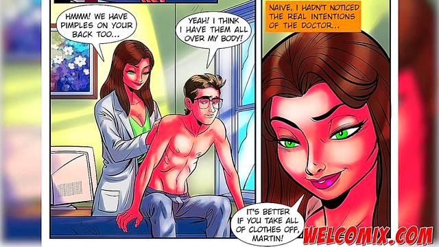 Nerd Stallion Fucks Two Hot Babes In Steamy Hentai Comic Adventure