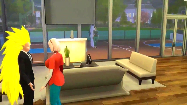 Naruto Hentai Threesome – Radi Pleasures Sakura & Hinata in Hot Anime Action