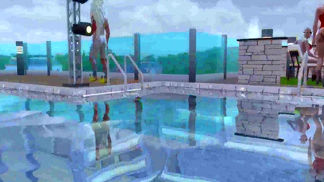 Videl Asks Madara for Threesome Fun at Pool With Naruto Friends