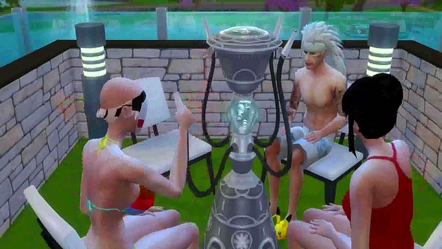 Videl Asks Madara for Threesome Fun at Pool With Naruto Friends