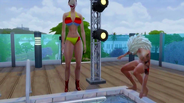 Videl Asks Madara for Threesome Fun at Pool With Naruto Friends