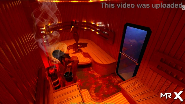 Horny Anime Babe Gets Pleased With Pussy Massage In Steamy Sauna Session