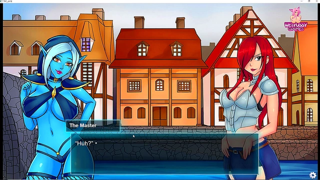 Big-Assed Anime Babe Dominates Hardcore Sex In The Void Club Game